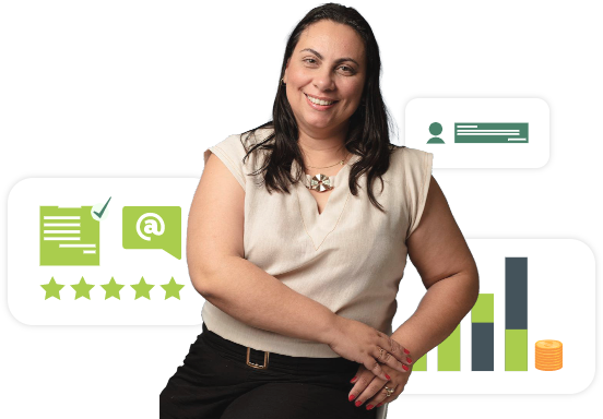 Assistente financeiro e administrativo: Leticia